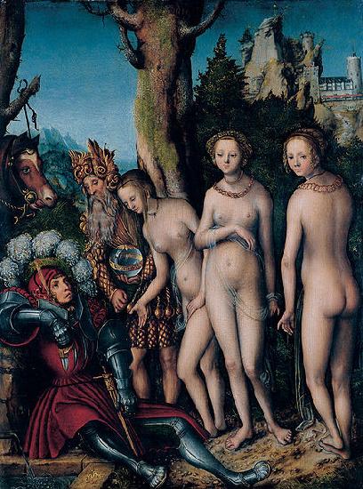 Lucas Cranach the Elder The Judgment of Paris Sweden oil painting art